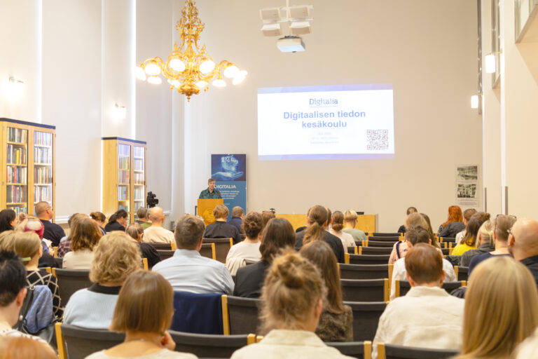 Vastuullista tekoälyarkea ja suuntia tulevaisuuteen Digitaalisen tiedon kesäkoulussa 2025