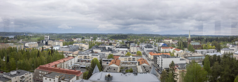 Panoraamakuva Mikkelistä.
